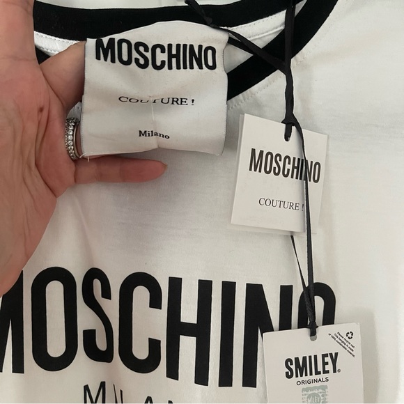 Moschino White T-Shirt for Men - Picture 4 of 7